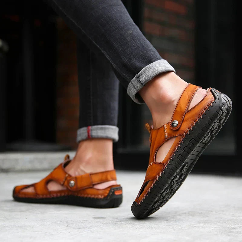 Sandales Orthopédiques en Cuir | OrthoFlex