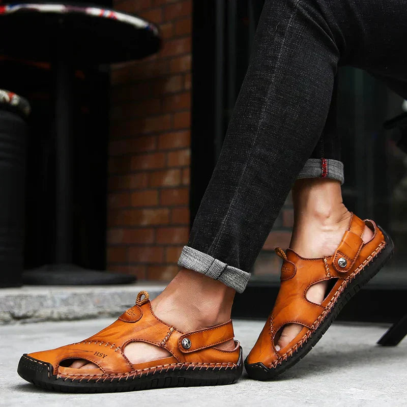 Sandales Orthopédiques en Cuir | OrthoFlex